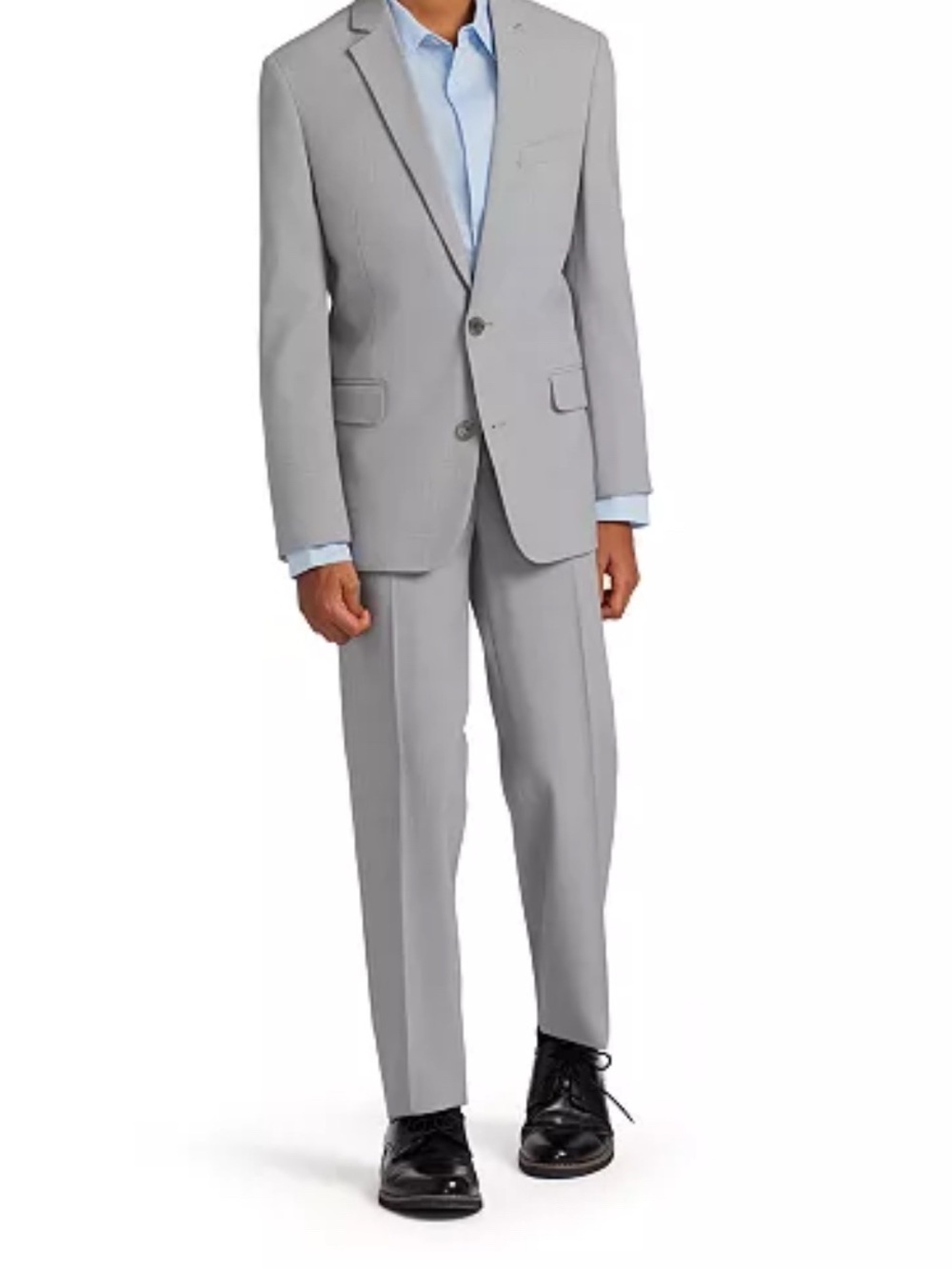 Calvin Klein Light Gray Tailored Suit and Pants